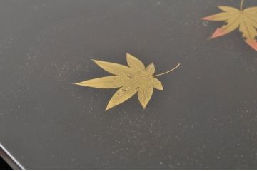 アンティーク雑貨　明治期　上手物!!　総漆塗り　上質な胴金具　野弁当箱(小引き出し、遊山箱、漆器、漆棚、収納棚)(R-080255)
