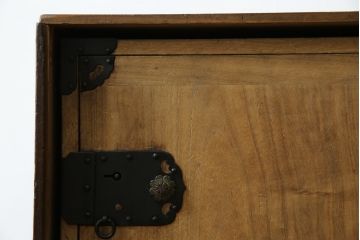 和製アンティーク　外箱付き　天保　歴史を感じる桐材の證文箱(証文箱、船箪笥、小引き出し、収納箪笥、小物収納)(R-080256)