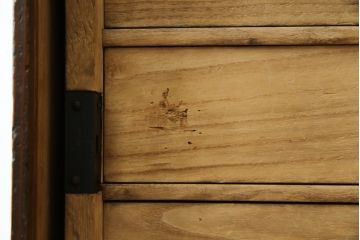 和製アンティーク　外箱付き　天保　歴史を感じる桐材の證文箱(証文箱、船箪笥、小引き出し、収納箪笥、小物収納)(R-080256)