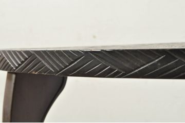 和製ビンテージ　日光彫り　咲き誇る花の彫刻が美しいコーナーラック(ディスプレイラック、陳列棚、飾り棚、花台、ヴィンテージ)(R-080258)