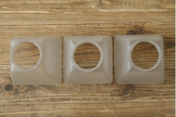 和製アンティーク　大正ロマンな情緒を感じる3灯シャンデリア　(R-080263)