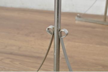 和製ビンテージ　ドライフラワーやアクセサリーを吊るしても素敵なフック付きディスプレイスタンド3点セット(ハンガーラック、ディスプレイラック、店舗什器、ヴィンテージ)(R-080264)