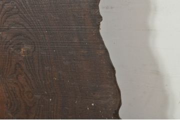 和製アンティーク　ケヤキ玉杢　風格のある堂々とした佇まいが魅力的な一枚板のオブジェ(置物、置き物)(R-080272)