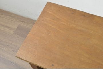 アジアンビンテージ　オールドチーク　古材が醸し出すレトロな味わいが魅力のローテーブル(座卓、センターテーブル、リビングテーブル、平机、作業台、ヴィンテージ)(R-080275)