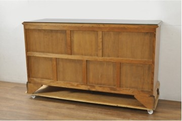 中古　美品　職人手作りオーダー家具　上品な佇まいの横浜ダニエル風チェスト　(R-080280)