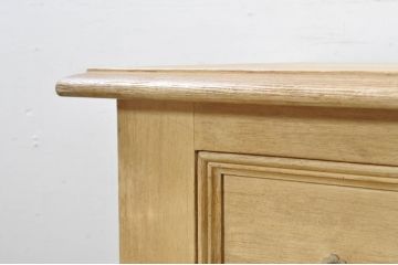 スペインビンテージ　パイン材　ナチュラルテイストのお部屋におすすめなアンティーク調のローチェスト(サイドチェスト、ローボード、引き出し、ヴィンテージ)(R-080294)