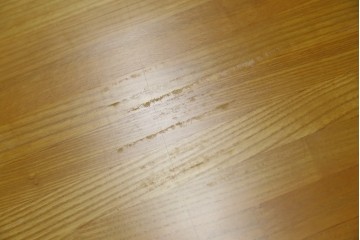 中古　ブランド家具　特注　オーダー品　天板極厚　タモ材　無垢　ブラックとナチュラルカラーのコントラストが素敵な組み立て式収納付きの特大テーブル　定価約70万円相当　(R-080307)