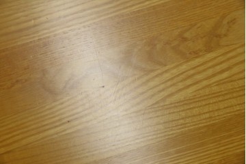 中古　ブランド家具　特注　オーダー品　天板極厚　タモ材　無垢　ブラックとナチュラルカラーのコントラストが素敵な組み立て式収納付きの特大テーブル　定価約70万円相当　(R-080307)