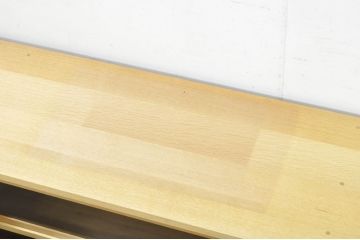 中古　ブランド家具　アクタス取り扱い　特注モデル　オーク材　シンプルなデザインが取り入れやすいテレビ台(リビングボード、テレビボード、収納棚、引き出し)(定価約25万円)(R-080310)