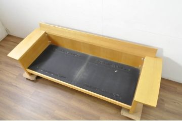 中古　CONDE HOUSE(カンディハウス)　ツイスト(TWIST)　ナチュラルテイストの空間づくりに活躍する3人掛けソファ(二人掛け、3Pソファ)(定価約36万円)(R-080311)