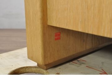 中古　CONDE HOUSE(カンディハウス)　ツイスト(TWIST)　ナチュラルテイストの空間づくりに活躍する3人掛けソファ(二人掛け、3Pソファ)(定価約36万円)(R-080311)