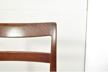 北欧ビンテージ　Nils Jonsson(ニールス・ヨンソン)デザイン　ローズウッド　洗練された佇まいのダイニングチェア6脚セット(イス、いす、椅子、ヴィンテージ、バラ売り可能)(R-080313)
