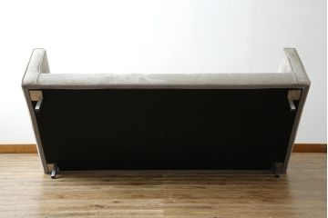 中古　ACTUS(アクタス)取扱い　eilersen(アイラーセン)　STREAMLINE(ストリームライン)　MINI SOFA(ミニソファ)　シンプルモダンな佇まいが魅力の2人掛けソファ(二人掛け、2P)(定価約484000円)(R-080322)