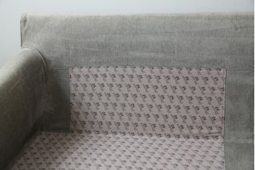 中古　ACTUS(アクタス)取扱い　eilersen(アイラーセン)　STREAMLINE(ストリームライン)　MINI SOFA(ミニソファ)　シンプルモダンな佇まいが魅力の2人掛けソファ(二人掛け、2P)(定価約484000円)(R-080322)