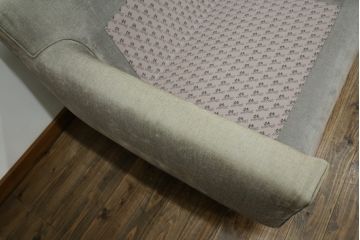 中古　ACTUS(アクタス)取扱い　eilersen(アイラーセン)　STREAMLINE(ストリームライン)　MINI SOFA(ミニソファ)　シンプルモダンな佇まいが魅力の2人掛けソファ(二人掛け、2P)(定価約484000円)(R-080322)