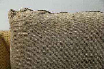 中古　美品　arflex(アルフレックス)　A・SOFA (エー・ソファ) HOLIDAYS(ホリデイズ)　本革(レザー)　水牛革を編み込んだ涼しげなデザインがおしゃれな一人掛けソファ(アームソファ、ラウンジソファ、1人掛け、1P)(定価約26万円)(R-080323)