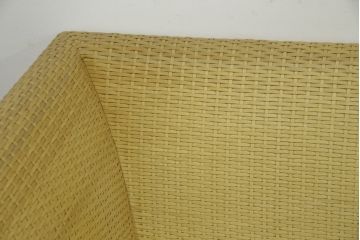 中古　美品　arflex(アルフレックス)　A・SOFA (エー・ソファ) HOLIDAYS(ホリデイズ)　本革(レザー)　水牛革を編み込んだ涼しげなデザインがおしゃれな一人掛けソファ(アームソファ、ラウンジソファ、1人掛け、1P)(定価約26万円)(R-080323)