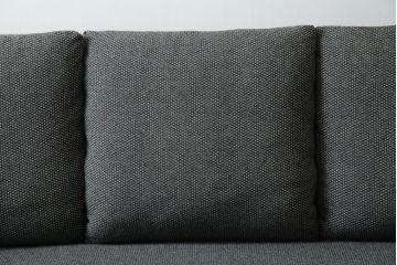 中古　ブランド家具　ナガノインテリア　シンプルなデザインが取り入れやすい3人掛けソファ(三人掛け、3Pソファ)(定価約18万円)(R-080327)