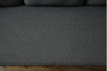 中古　ブランド家具　ナガノインテリア　シンプルなデザインが取り入れやすい3人掛けソファ(三人掛け、3Pソファ)(定価約18万円)(R-080327)
