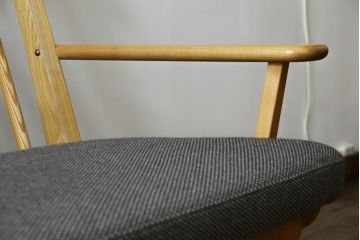 中古　ブランド家具　ナガノインテリア　シンプルなデザインが取り入れやすい3人掛けソファ(三人掛け、3Pソファ)(定価約18万円)(R-080327)