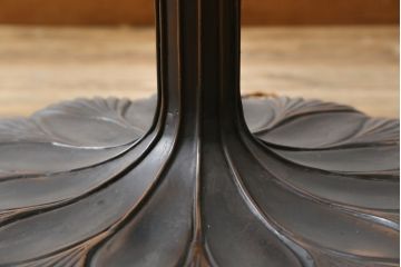 ビンテージ照明　アメリカ　Tiffany & Co. Style Studio(ティファニー スタイル スタジオ)　デパート購入　6灯　ベース・フレームブロンズ製　ステンドグラスのフロアスタンド(ティファニーランプ、スタンド照明、フロアランプ、スタンドライト、ヴィンテージ)(定価約90万円)(R-080336)
