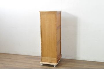 中古　美品　横浜クラシック家具　ダニエル(daniel)　アーリーアメリカンシリーズ　A-115　エレガントな意匠が素敵なチェストテン(縦型チェスト、ハイチェスト、多段チェスト、サイドチェスト、引き出し)(R-080342)