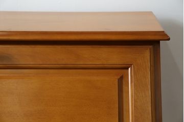 中古　横浜クラシック家具　ダニエル(Daniel)　アーリーアメリカン　A-304P　気品漂うライティングビューロー(簿記机、ワークデスク、在宅用、在宅ワーク用、サイドチェスト、引き出し)(定価約53万4千円)(R-080343)