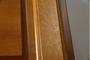 中古　横浜クラシック家具　ダニエル(Daniel)　アーリーアメリカン　A-304P　気品漂うライティングビューロー(簿記机、ワークデスク、在宅用、在宅ワーク用、サイドチェスト、引き出し)(定価約53万4千円)(R-080343)