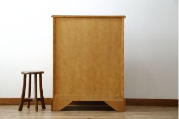 中古　横浜クラシック家具　ダニエル(Daniel)　アーリーアメリカン　A-304P　気品漂うライティングビューロー(簿記机、ワークデスク、在宅用、在宅ワーク用、サイドチェスト、引き出し)(定価約53万4千円)(R-080343)