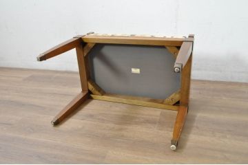 中古　DREXEL HERITAGE(ドレクセルヘリテイジ)　直線的なフォルムが美しいスツール(オットマン、椅子、イス、チェア)(R-080347)