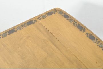 アメリカヴィンテージ　希少な廃版品　アメリカ高級家具　Ethan Allen(イーセン・アーレン)　花のデザインが魅力のバタフライサービスワゴン(キッチンワゴン、キッチンカート、サイドテーブル、ワゴンテーブル、キャスターワゴン、ビンテージ)(R-080353)