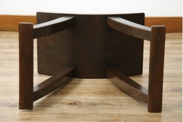 和製アンティーク　吉田璋也(よしだしょうや)　個性的なデザインが目を惹くスツール(椅子、イス、ディスプレイ)(R-080355)