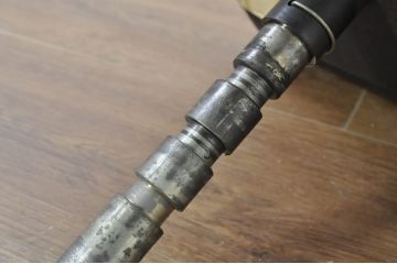 和製ビンテージ　美品　天童木工　シャビーな雰囲気が魅力的なシンプルなデスクチェア(キャスターチェア、椅子、イス、回転チェア、アームレスチェア)(R-080356)