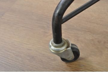 和製ビンテージ　美品　天童木工　シャビーな雰囲気が魅力的なシンプルなデスクチェア(キャスターチェア、椅子、イス、回転チェア、アームレスチェア)(R-080356)