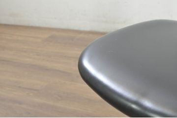 和製ビンテージ　美品　天童木工　シャビーな雰囲気が魅力的なシンプルなデスクチェア(キャスターチェア、椅子、イス、回転チェア、アームレスチェア)(R-080356)