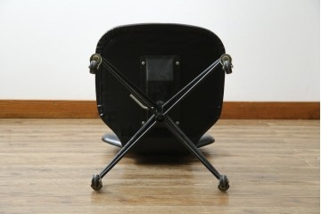 和製ビンテージ　美品　天童木工　メンズライクなインテリアにおすすめのデスクチェア　(R-080356)