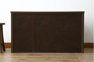 中古　民芸箪笥　和のインテリアに映える引き出し6杯付きのローチェスト(和たんす、衣装タンス、収納箪笥、引き出し、TV台、TVボード、テレビ台、テレビボード)(R-080359)