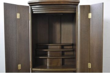 中古　未使用展示品　タモ材　落ち着いた色味とシンプルなデザインがお部屋に馴染みやすいモダン仏壇(床置き仏壇、家具調仏壇、祭壇、戸棚、収納棚)(定価約45万円)(R-080362)