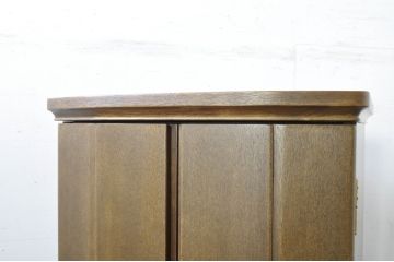 中古　未使用展示品　タモ材　落ち着いた色味とシンプルなデザインがお部屋に馴染みやすいモダン仏壇(床置き仏壇、家具調仏壇、祭壇、戸棚、収納棚)(定価約45万円)(R-080362)