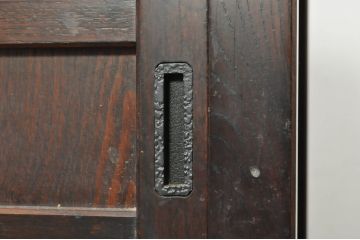 中古　美品　落ち着いた色合いが大人な雰囲気を醸し出す水屋箪笥サイドボード(食器棚、サイドキャビネット、収納棚、戸棚、引き出し)(R-080372)