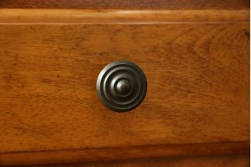 中古　希少な廃盤品!!　横浜ダニエル(daniel)　気品漂う洗練されたデザインが魅力的!! 珍しい三面鏡付きドレッサー(鏡台、化粧台、ミラー)(定価約85万円)(R-080376)