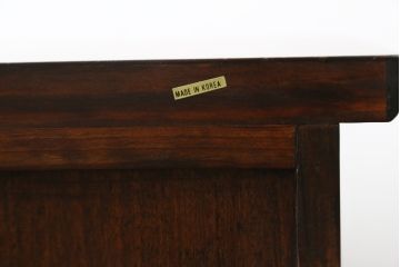 中古　美品　李朝　作りの良い真鍮(しんちゅう)金具が魅力的なキャビネット(サイドキャビネット、サイドテーブル、箪笥、収納棚、戸棚)(R-080379)