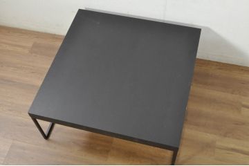 中古　北欧ブランド家具　希少な初期モデル　廃盤品　BoConcept(ボーコンセプト)　ルーゴ　スタイリッシュなデザインがかっこいいシンプルなローテーブル(センターテーブル、リビングテーブル)(R-080383)