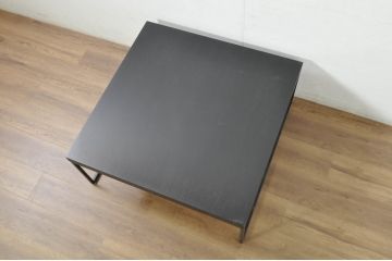 中古　北欧ブランド家具　希少な初期モデル　廃盤品　BoConcept(ボーコンセプト)　ルーゴ　スタイリッシュなデザインがかっこいいシンプルなローテーブル(センターテーブル、リビングテーブル)(R-080384)