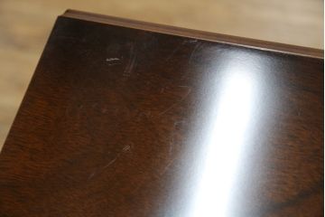 中古　美品　カリモク家具(karimoku)　COLONIAL(コロニアル)シリーズ　QC3607NK　カントリースタイルのお部屋作りにおすすめのおしゃれなオーディオボード(サイドボード、ローボード、収納棚、戸棚)(R-080390)