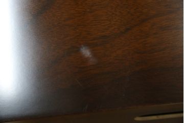 中古　美品　カリモク家具(karimoku)　COLONIAL(コロニアル)シリーズ　QC3607NK　カントリースタイルのお部屋作りにおすすめのおしゃれなオーディオボード(サイドボード、ローボード、収納棚、戸棚)(R-080390)