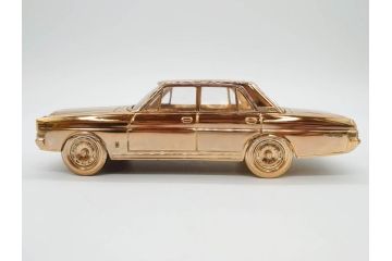 日産(NISSAN)　PRESIDENT(プレジデント)　オルゴール　お部屋のアクセントになるシガレットケース(ニッサン、たばこ入れ、タバコ、小物入れ、車、置物、共箱付き)(R-080397)