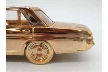 日産(NISSAN)　PRESIDENT(プレジデント)　オルゴール　お部屋のアクセントになるシガレットケース(ニッサン、たばこ入れ、タバコ、小物入れ、車、置物、共箱付き)(R-080397)