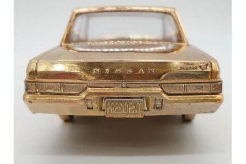 日産(NISSAN)　PRESIDENT(プレジデント)　オルゴール　お部屋のアクセントになるシガレットケース(ニッサン、たばこ入れ、タバコ、小物入れ、車、置物、共箱付き)(R-080397)