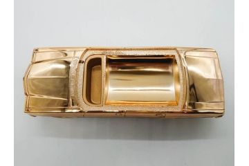 日産(NISSAN)　PRESIDENT(プレジデント)　オルゴール　お部屋のアクセントになるシガレットケース(ニッサン、たばこ入れ、タバコ、小物入れ、車、置物、共箱付き)(R-080397)